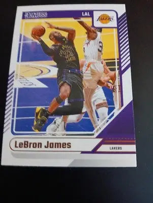 2024-25 Panini Donruss - LeBron James #19. L.A. Lakers. NRMT+ - Basketball Card Single