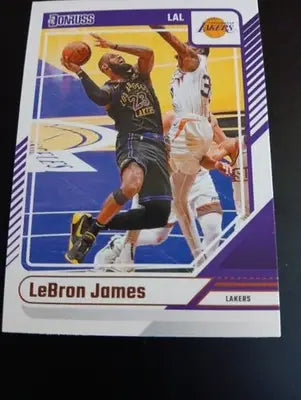 2024-25 Panini Donruss - LeBron James #19. L.A. Lakers. NRMT+ - Basketball Card Single