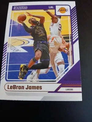 2024-25 Panini Donruss - LeBron James #19. L.A. Lakers. NRMT+ - Basketball Card Single