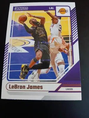 2024-25 Panini Donruss - LeBron James #19. L.A. Lakers. NRMT+ - Basketball Card Single