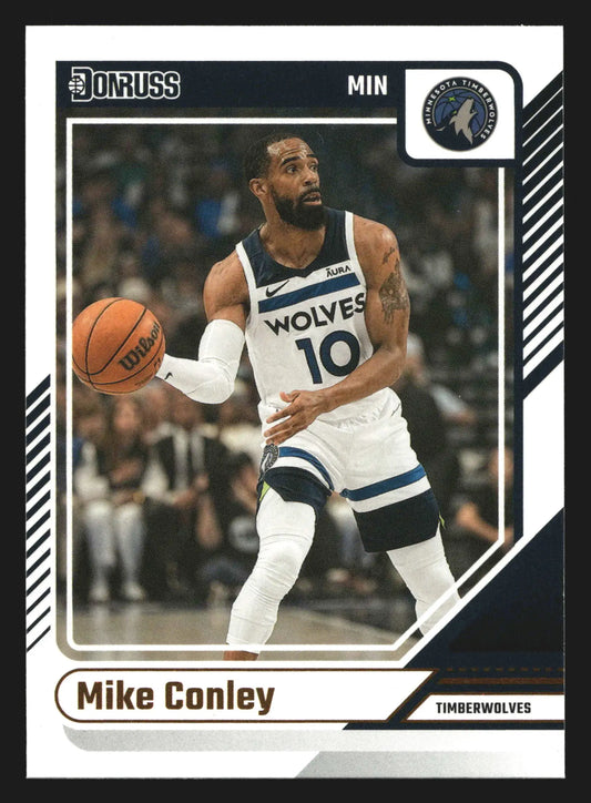 2024-25 Panini Donruss Mike Conley #94 Minnesota Timberwolves - Basketball Card Single