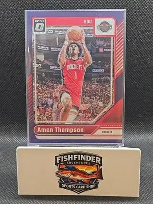 2024-25 Panini Donruss Optic - Amen Thompson #169 Purple Prizm - Basketball Card Single