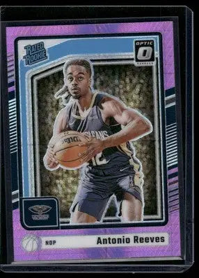 2024-25 Panini Donruss Optic Antonio Reeves #266 Pink Basketball - Basketball Card Single