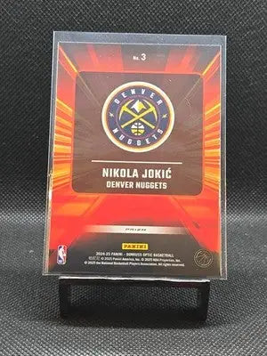 2024-25 Panini Donruss Optic - Express Lane Nikola Jokić #3 Holo Prizm - Basketball Card Single