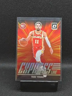 2024-25 Panini Donruss Optic - Express Lane Trae Young #5 Holo Prizm - Basketball Card Single