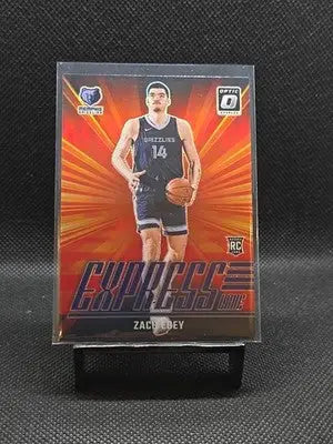 2024-25 Panini Donruss Optic - Express Lane Zach Edey #10 Holo Prizm (RC)