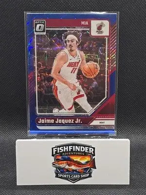 2024-25 Panini Donruss Optic - Jaime Jaquez Jr. #22 Blue Velocity Prizm - Basketball Card Single