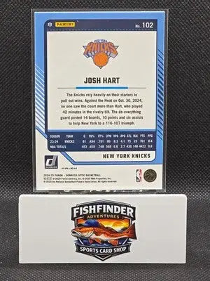 2024-25 Panini Donruss Optic - Josh Hart #102 Green Seismic Prizm - Basketball Card Single