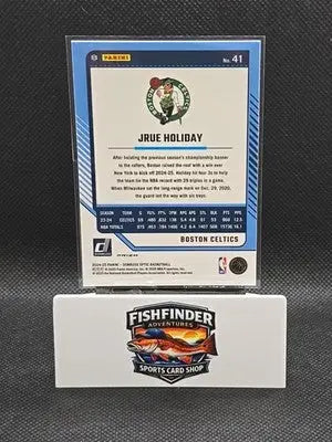 2024-25 Panini Donruss Optic - Jrue Holiday #41 Blue Velocity Prizm - Basketball Card Single