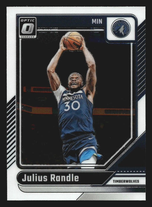 2024-25 Panini Donruss Optic Julius Randle #224 Timberwolves - Basketball Card Single