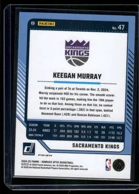 2024-25 Panini Donruss Optic Keegan Murray #47 Pink Basketball - Basketball Card Single