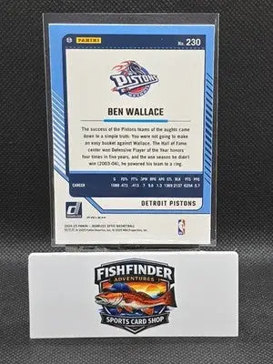 2024-25 Panini Donruss Optic - Legends Ben Wallace #230 Pink Hyper Prizm - Basketball Card Single