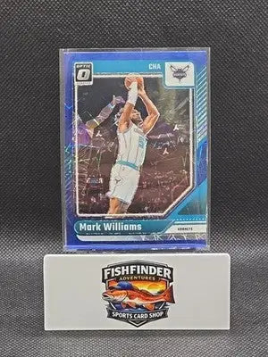 2024-25 Panini Donruss Optic - Mark Williams #181 Blue Velocity Prizm - Basketball Card Single