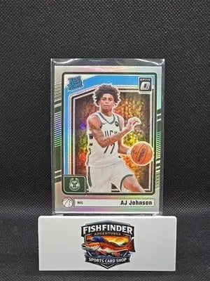 2024-25 Panini Donruss Optic - Rated Rookie AJ Johnson #277 Holo Prizm (RC) - Basketball Card Single