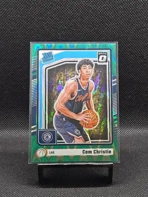 2024-25 Panini Donruss Optic - Rated Rookie Cam Christie #284 Green Seismic...