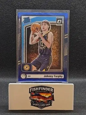 2024-25 Panini Donruss Optic - Rated Rookie Johnny Furphy #261 Blue Velocity... - Basketball Card Single