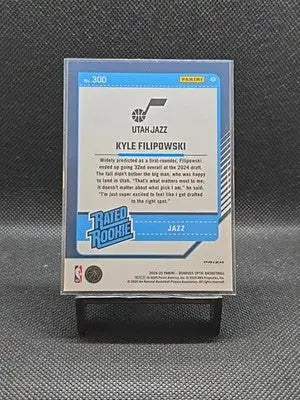 2024-25 Panini Donruss Optic - Rated Rookie Kyle Filipowski #300 Purple Prizm