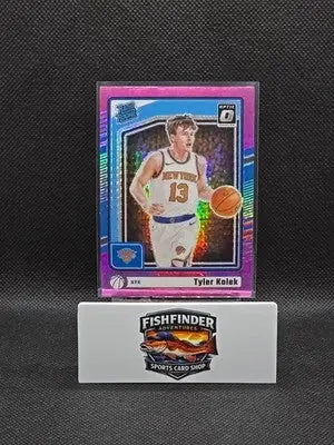 2024-25 Panini Donruss Optic - Rated Rookie Tyler Kolek #257 Pink Hyper Prizm... - Basketball Card Single