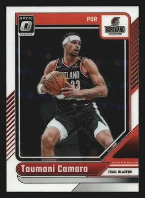 2024-25 Panini Donruss Optic Toumani Camara #113 Trail Blazers - Basketball Card Single