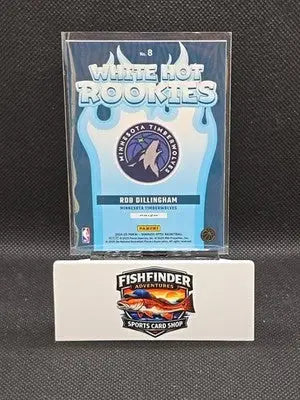 2024-25 Panini Donruss Optic - White Hot Rookies Rob Dillingham #8 Purple Prizm - Basketball Card Single