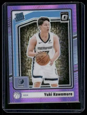 2024-25 Panini Donruss Optic Yuki Kawamura #287 Pink Basketball - Basketball Card Single