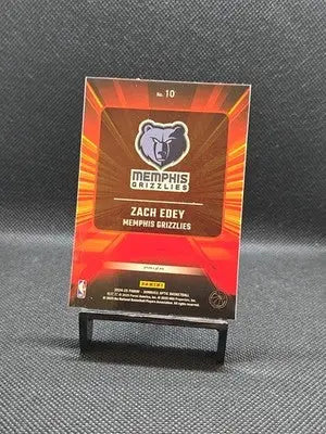 2024-25 Panini Donruss Optic- Zach Edey- Express Lane #10 Purple Prizm RC - Basketball Card Single