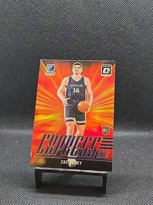2024-25 Panini Donruss Optic- Zach Edey- Express Lane #10 Purple Prizm RC - Basketball Card Single