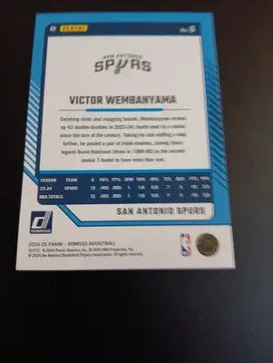 2024-25 Panini Donruss - Victor Wembanyama #6. San Antonio Spurs. NRMT+