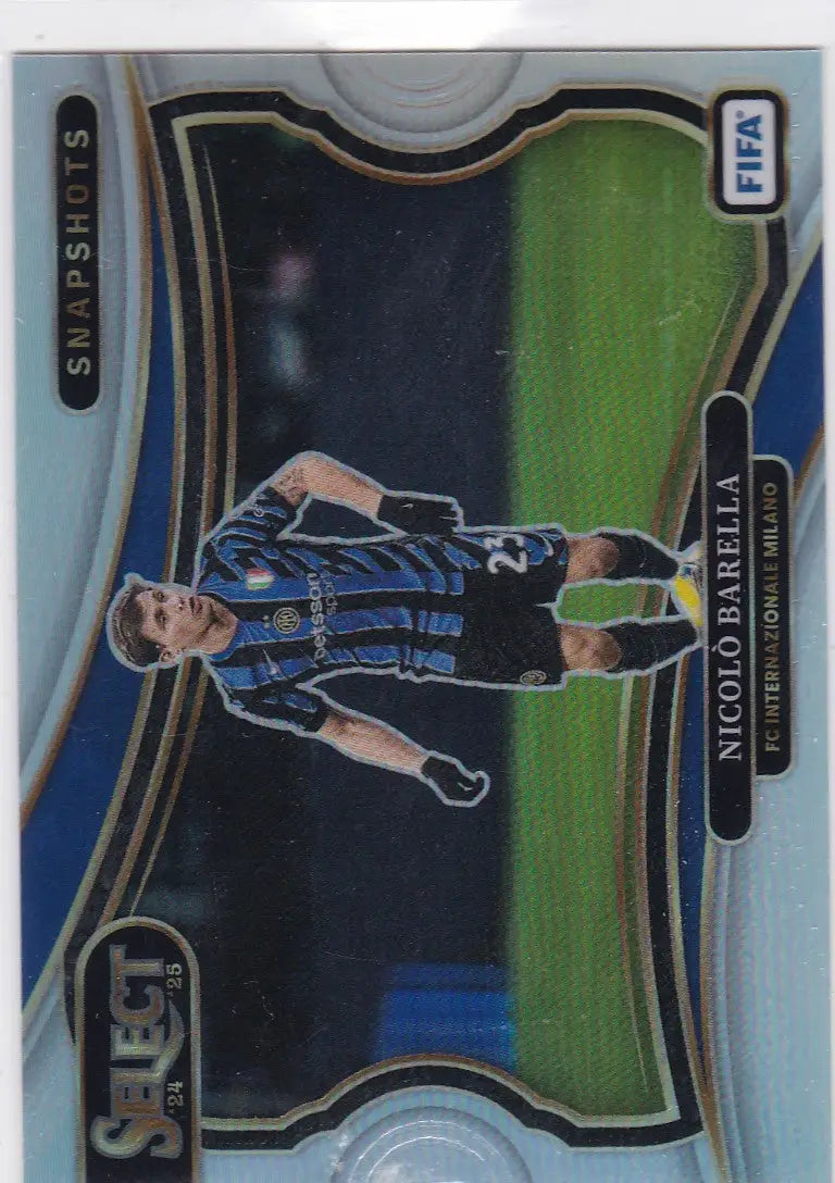 2024-25 Panini FIFA Select #14 Nicolo Barella Snapshots Prizm - Soccer Card Single