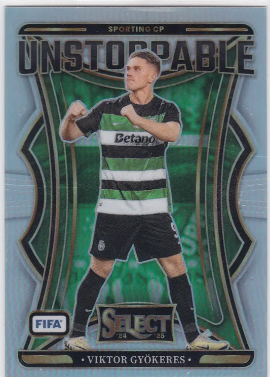 2024-25 Panini FIFA Select #14 Viktor Gyokeres Prizm Unstoppable - Soccer Card Single