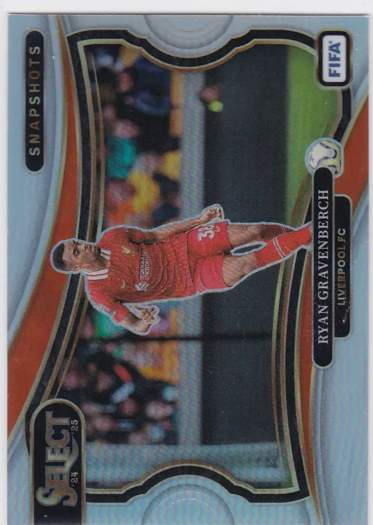 2024-25 Panini FIFA Select # 15 Ryan Gravenberch Snapshots Prizm Liverpool - Soccer Card Single