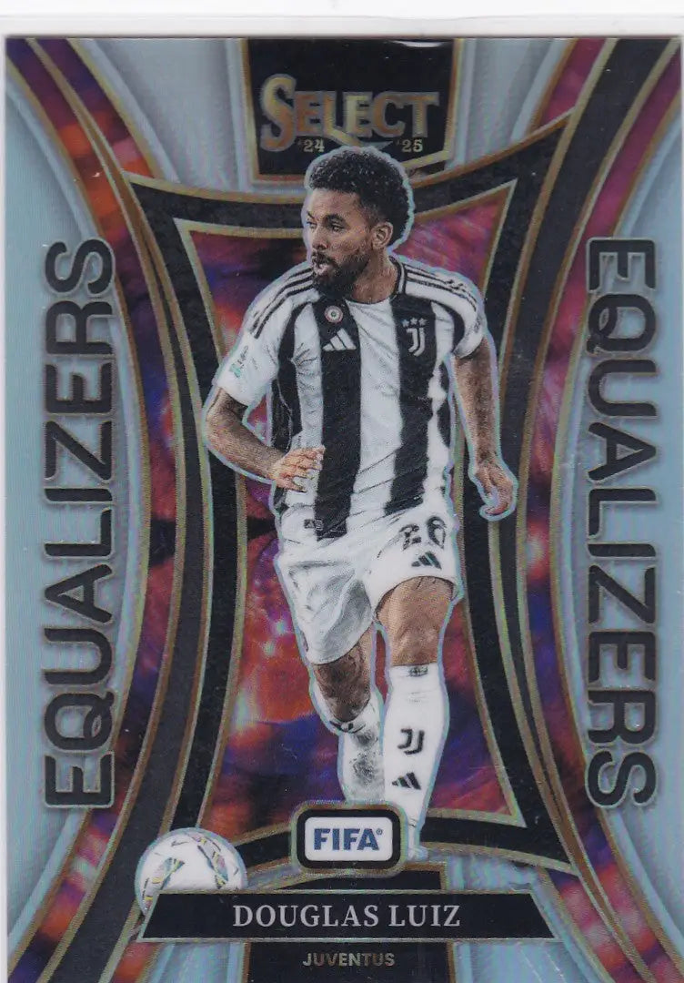 2024-25 Panini FIFA Select #25 Douglas Luiz Prizm Equalizers - Soccer Card Single