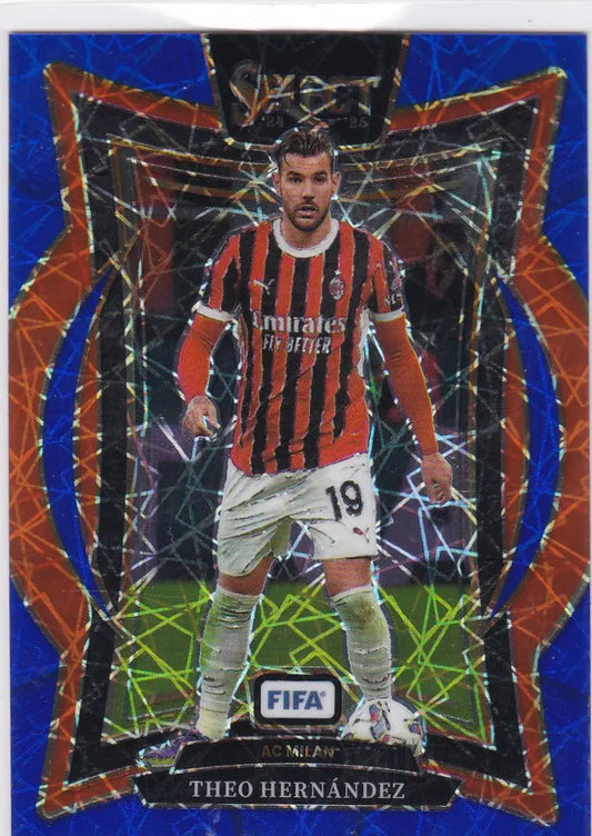 2024-25 Panini FIFA Select #41 Theo Hernandez Blue Lazer Prizm AC Milan - Soccer Card Single