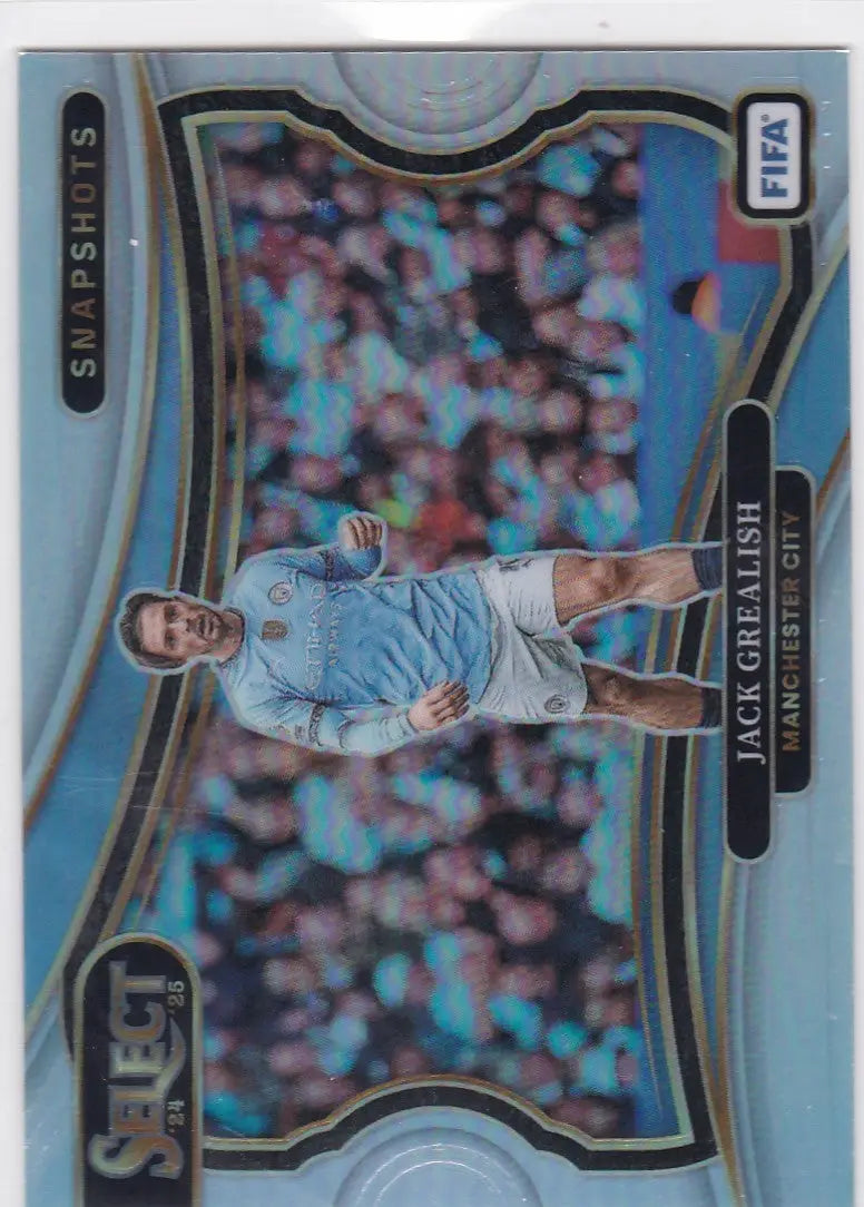 2024-25 Panini FIFA Select #5 Jack Grealish Snapshots Prizm Manchestor City - Soccer Card Single