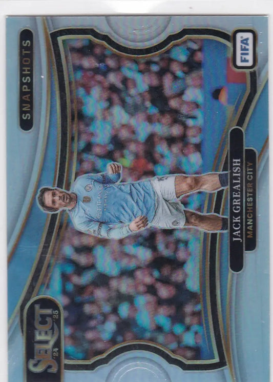 2024-25 Panini FIFA Select #5 Jack Grealish Snapshots Prizm Manchestor City - Soccer Card Single
