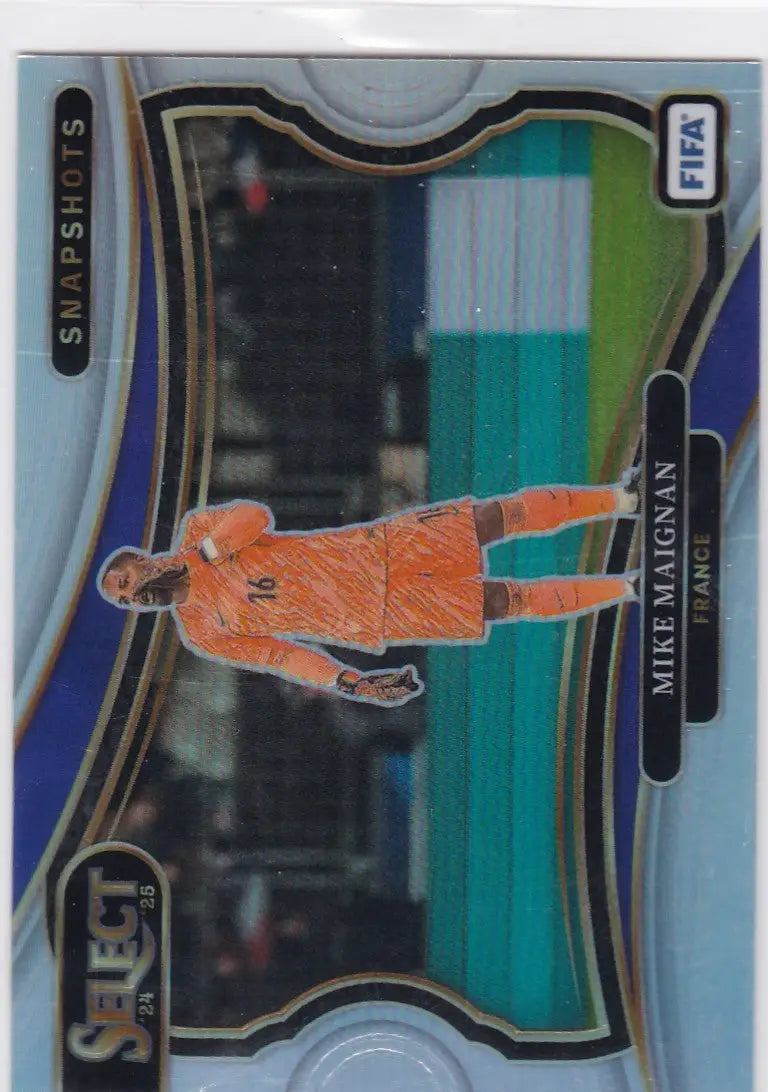 2024-25 Panini FIFA Select #7 Mike Maignan Snapshot Prizm France - Soccer Card Single