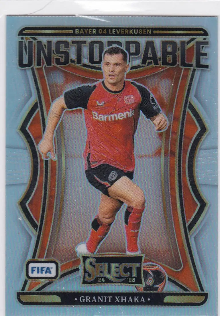 2024-25 Panini FIFA Select #9 Granit Xhaka Prizm Unstoppable - Soccer Card Single
