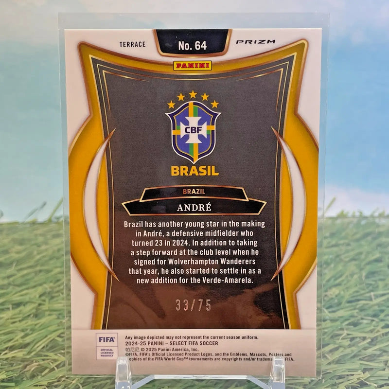 2024-25 Panini FIFA Select Andre /75 Bronze Checker Prizm - Other