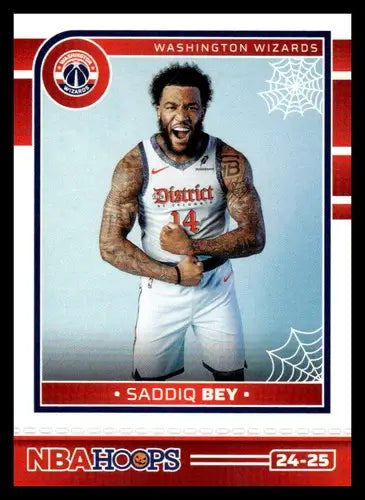 2024-25 Panini Haunted Hoops #49 Saddiq Bey NM-MT Wizards ID:79282 - Basketball Card Single