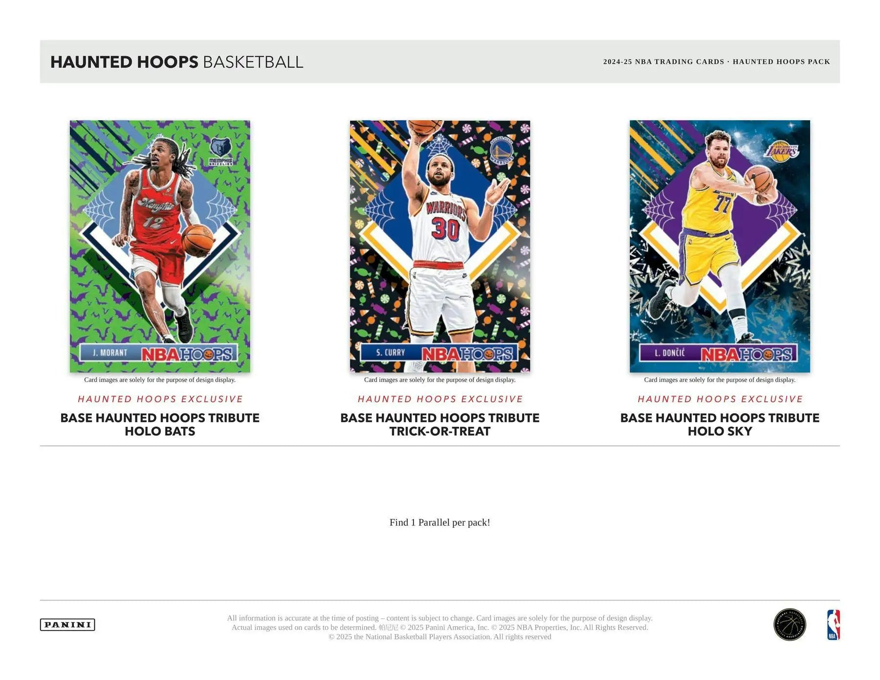 2024/25 Panini Haunted Hoops Halloween Basketball | Columbia Sports Cards - Sports Card Hobby Boxes