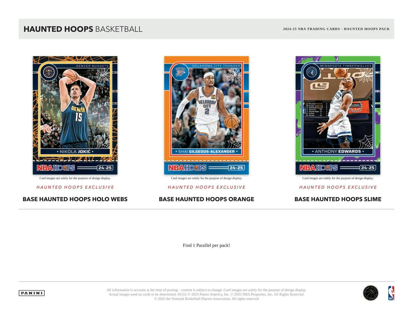 2024/25 Panini Haunted Hoops Halloween Basketball | Columbia Sports Cards - Sports Card Hobby Boxes