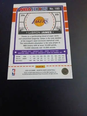 2024-25 Panini Haunted Hoops - LeBron James #193. L.A. Lakers. NRMT+