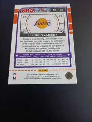 2024-25 Panini Haunted Hoops - LeBron James #193. L.A. Lakers. NRMT+