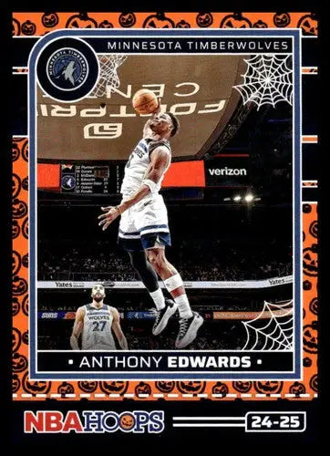 2024-25 Panini Haunted Hoops Orange Pumpkins #137 Anthony Edwards NM-MT ID:79259 - Basketball Card Single