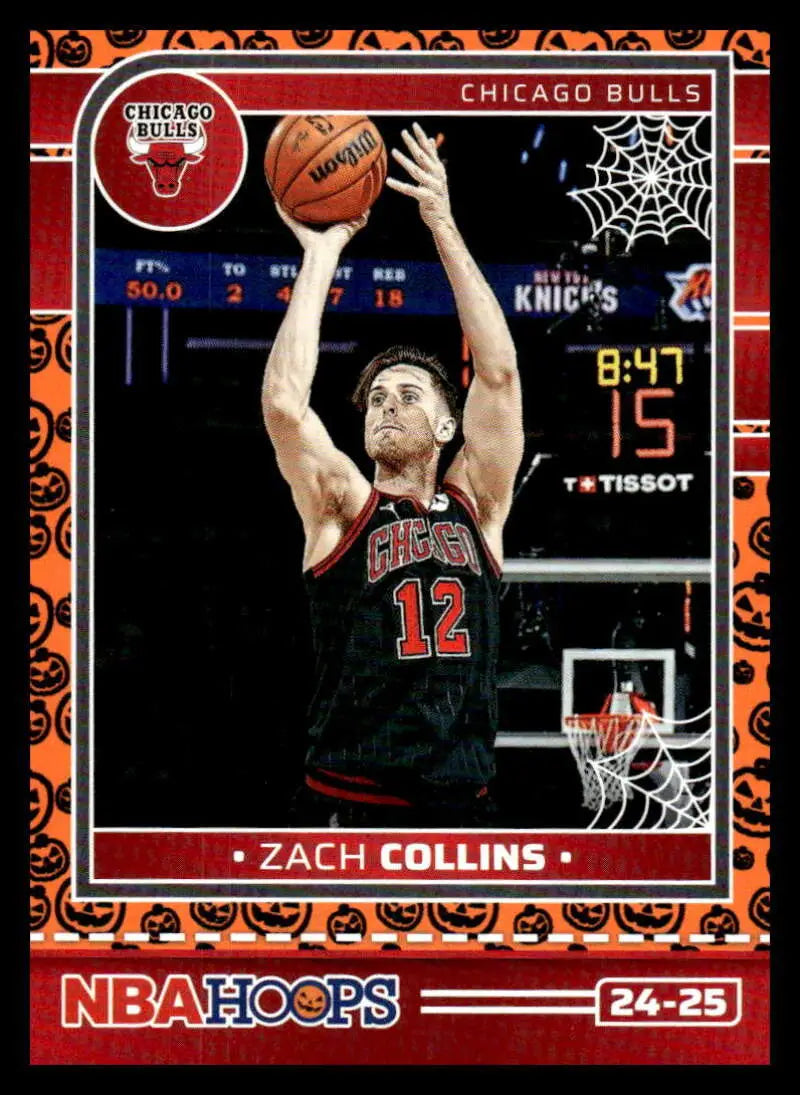 2024-25 Panini Haunted Hoops Orange Pumpkins #56 Zach Collins NM-MT Bul ID:79251 - Basketball Card Single