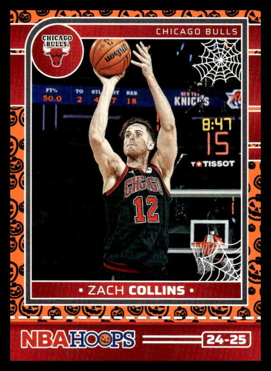 2024-25 Panini Haunted Hoops Orange Pumpkins #56 Zach Collins NM-MT Bul ID:79251 - Basketball Card Single