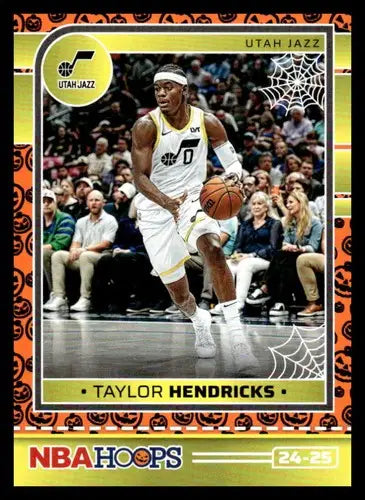 2024-25 Panini Haunted Hoops Orange Pumpkins #87 Taylor Hendricks NM-MT ID:79255 - Basketball Card Single