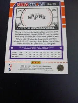 2024-25 Panini Haunted Hoops - Victor Wembanyama #70. San Antonio Spurs. NRMT+
