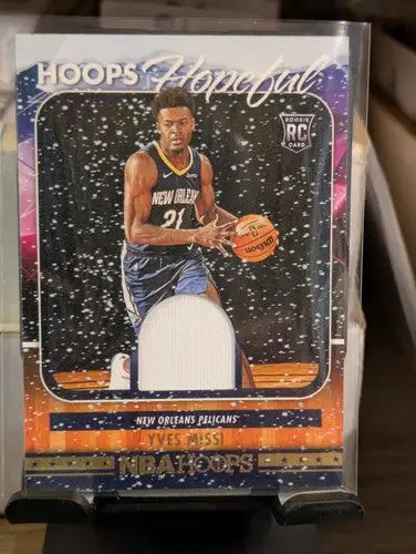2024-25 Panini Hoops Hopeful Memorabilia Winter #2 Yves Missi NM-MT MEM ID:78056 - Basketball Card Single