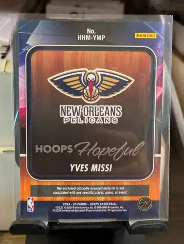2024-25 Panini Hoops Hopeful Memorabilia Winter #2 Yves Missi NM-MT MEM ID:78056 - Basketball Card Single